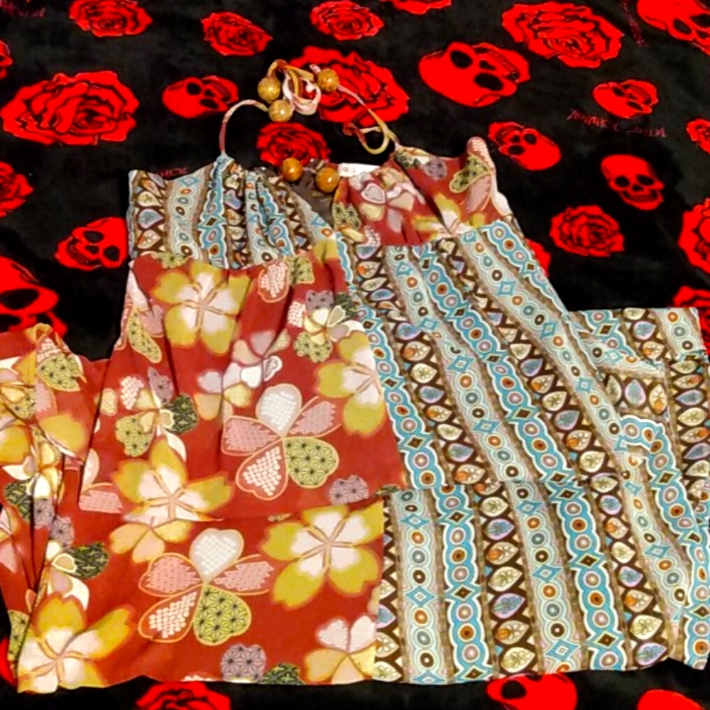 Boho style maxi dress
